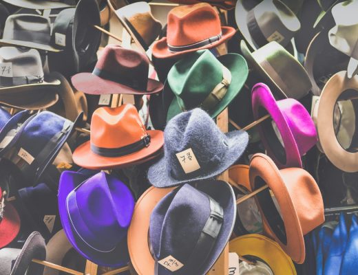 assorted fedora hat lot